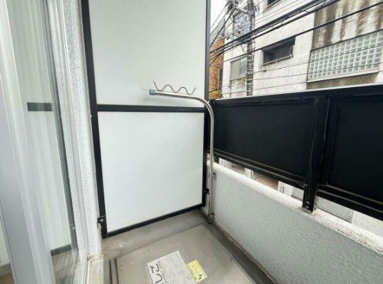 谷田貝ビルのバルコニー