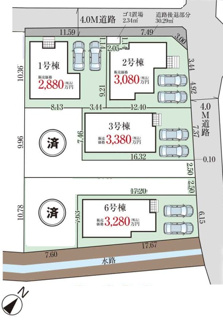 【区画図】 | ★オープンハウス開催中★GRAFARE入間市上藤沢5期６棟