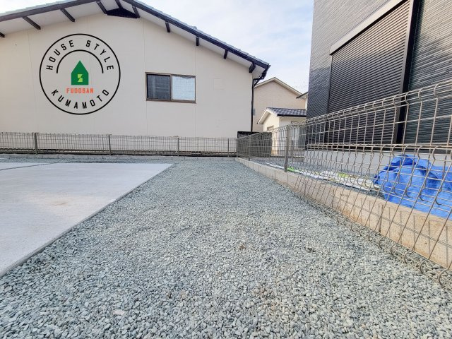 熊本市北区室園町第1-5棟（4号棟）　の庭|お庭で自由な時間を過ごせます。