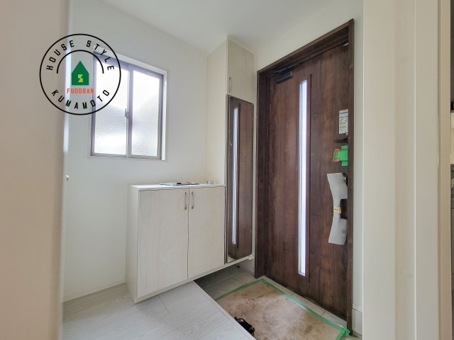 熊本市北区室園町第1-5棟（4号棟）　の防犯設備|二重ロックでしっかり防犯対策ができます。