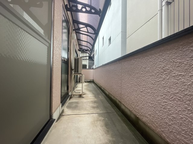 此花区中古戸建のバルコニー