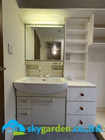 キャッスル東海大学前第二ガーデンテラスＤ棟の独立洗面台