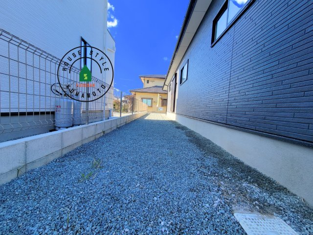 宇城市松橋町久具第1-2棟（2号棟）　の庭|お庭で自由な時間を過ごせます。