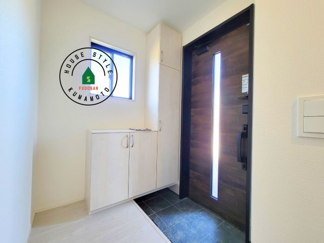 宇城市松橋町久具第1-2棟（2号棟）　の防犯設備|二重ロックでしっかり防犯対策ができます。