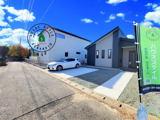 宇城市松橋町久具第1-2棟（2号棟）　の前面道路含む現地写真|見学の時間などお気軽にお問い合わせ下さい。