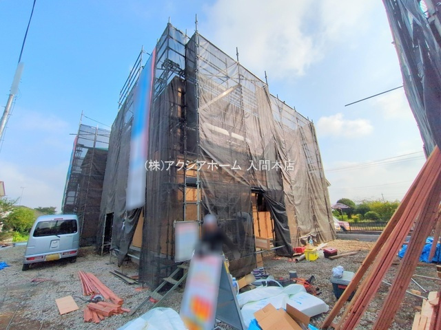 入間市宮寺・全3棟　新築一戸建　2号棟　～駐車2台～の外観|現地写真（2025年9月10日撮影）