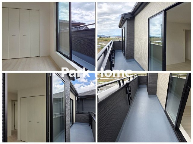 香南市野市町西野 5期1棟 新築戸建てのバルコニー