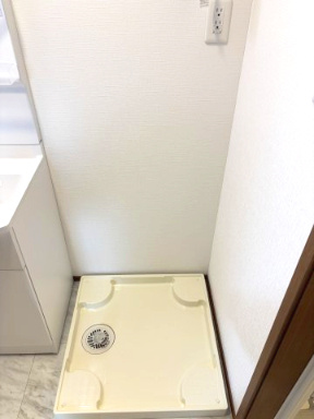 [新築]lavender の洗面所|洗濯機置き場