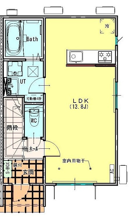 [新築]lavender の間取り|１階