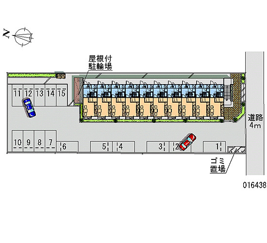 レオパレスエトワールの駐車場|画像4