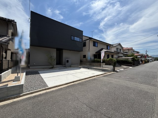 新築戸建　安東５丁目の前面道路含む現地写真