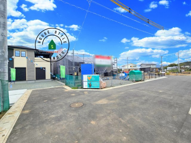 上益城郡嘉島町大字北甘木第1-2棟（16号棟）　の前面道路含む現地写真|見学の時間などお気軽にお問い合わせ下さい。
