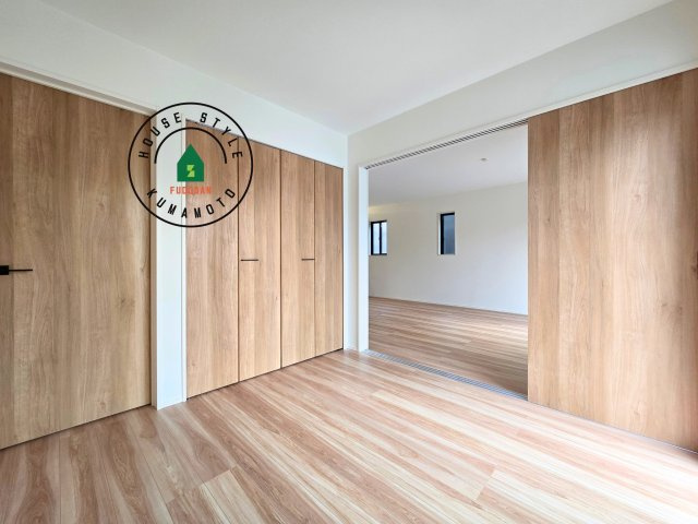 上益城郡嘉島町大字北甘木第1-2棟（16号棟）　の和室|将来的に、琉球畳を引きまして和室風にすることも可能です。