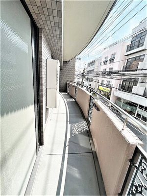 【バルコニー】 | グランドールアサヒ | 南西向きバルコニー　※2022年9月撮影