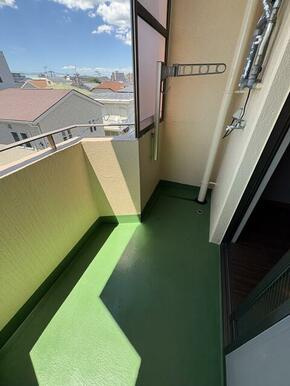 熊本市東区新生１丁目の賃貸マンションのバルコニー