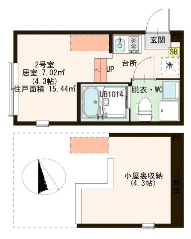 【間取り】 | ハーモニーテラス足立五反野