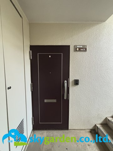 南が丘さつき東住宅団地の玄関