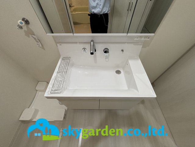 南が丘さつき東住宅団地の独立洗面台