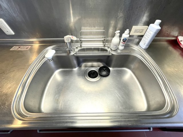 タワーシティ長崎タワーコートの設備|幅広の使いやすいシンクです。