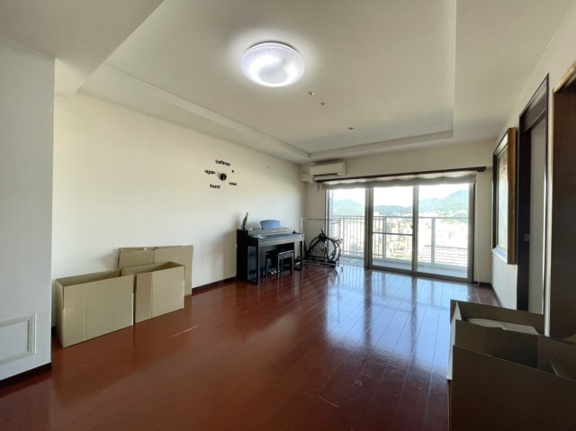 タワーシティ長崎タワーコートの居間・リビング|リビング空間を撮影したものです。