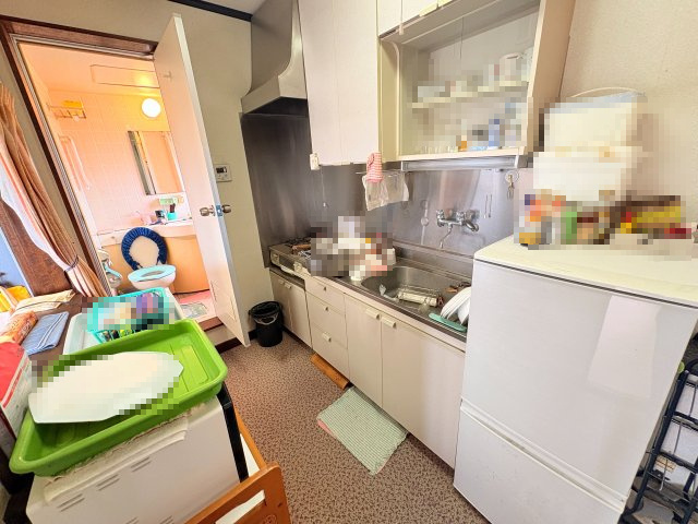 【敷地100坪以上】いすみ市岬町江場土　戸建てのキッチン|コンパクトなキッチンで掃除もラクラク