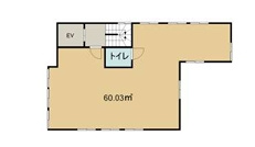 木屋町のはりビルの間取り