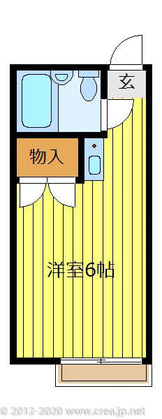 美しの森ハウスB棟の間取り|間取は反転タイプです
