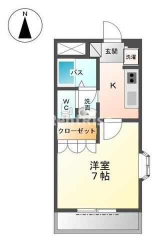 コンフォールの間取り|間取図