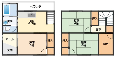 【間取り】 | 秋月アパート
