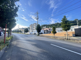 【前面道路含む現地写真】 | うるま市石川（全3区画）ラスト2区画 | ※北東側公道16m♪