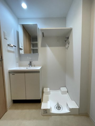 Laviere上中里の洗面所