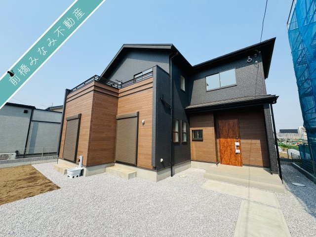 前橋市総社町総社4期　限定1棟　ブルーミングガーデン　新築建売の外観|建物外観を気になさる方へ、見た目の良い物件です