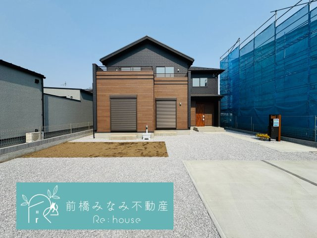 前橋市総社町総社4期　限定1棟　ブルーミングガーデン　新築建売の外観|外はこのようになっています
