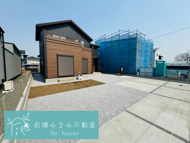 前橋市総社町総社4期　限定1棟　ブルーミングガーデン　新築建売の外観|おしゃれな外観です