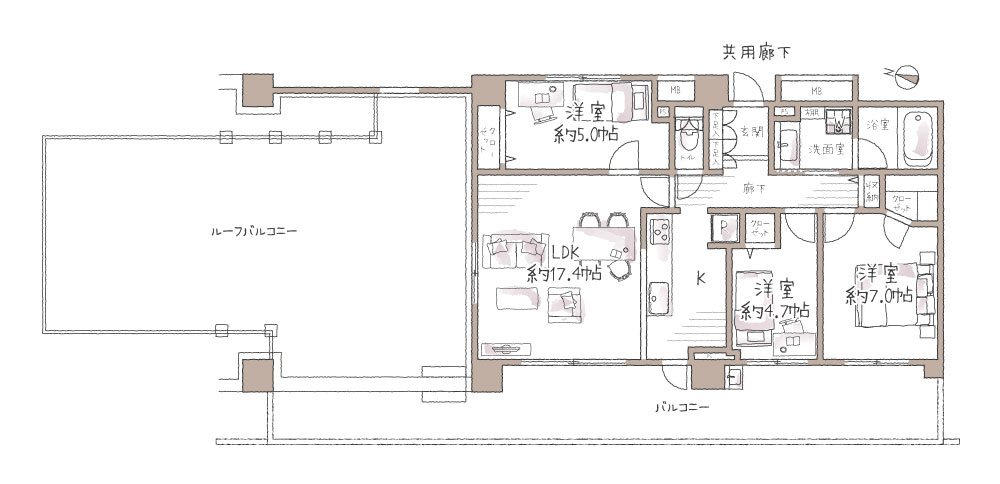 パーク・ハイム稲毛の間取り
