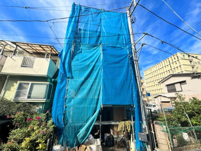 【前面道路含む現地写真】 | ◆磯子区森新築住宅◆ | 前面道路は閑静な住宅地。車通りの少ない道路です。お子様にも安心です。