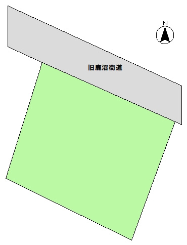 【間取り】 | 鹿沼市東町3丁目貸地 | 図面と現況が異なる場合は現況優先とさせていただきます。