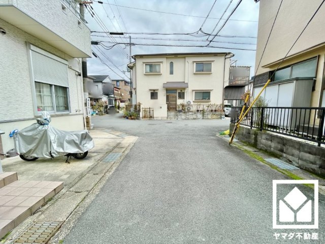 久御山町佐山北代の前面道路含む現地写真