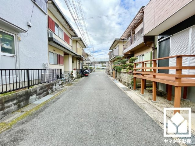 久御山町佐山北代の前面道路含む現地写真