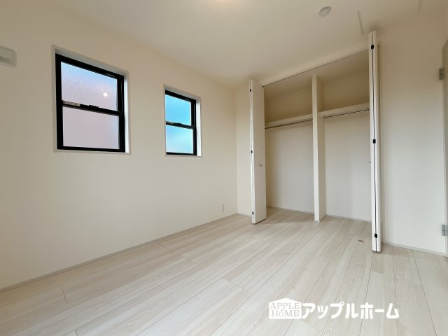 熊谷市石原1丁目　新築住宅の洋室|２階居室は全室収納あり！たっぷりある収納活用でお部屋もキレイを保てます♪