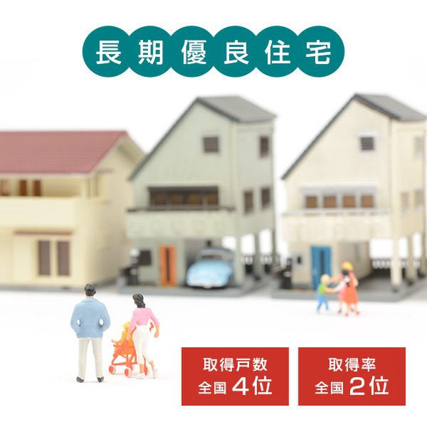 福岡市東区奈多1丁目第1-2棟（1号棟）の構造・工法・仕様|長期優良住宅の認定を受けることで、住宅ローンの金利優遇、税金面の優遇があります。