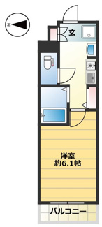 【間取り】 | 【オーナーチェンジ】エステムコート京都烏丸Ⅱ