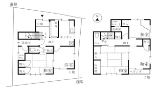 【間取り】 | 粟田口鳥居町　中古戸建【宿泊施設運営中】