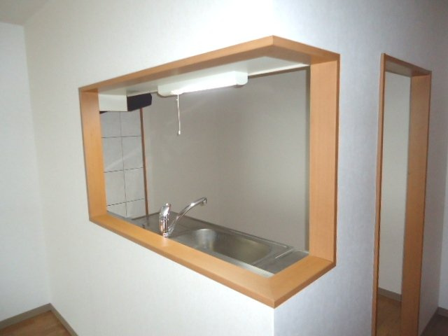 グリーンパークⅡのキッチン|対面キッチン