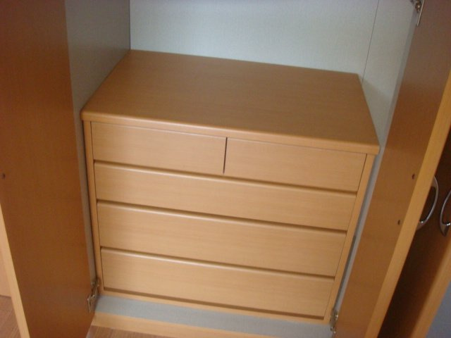 来夢２の収納|チェスト付クローゼット