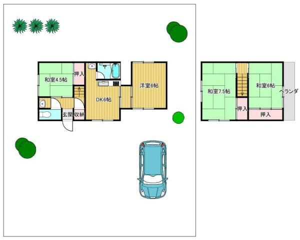 和歌山市冬野　中古テラスハウス