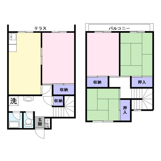 【間取り】 | マンションＲ旗ヶ崎