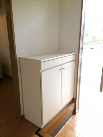 コーポアイガエリⅠの玄関