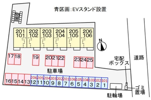 ベルデ・Sの区画図