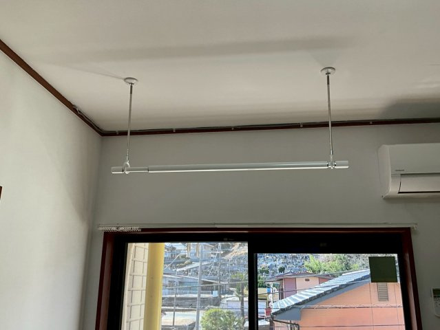 ヒルズF&Mの設備|室内洗濯物干し